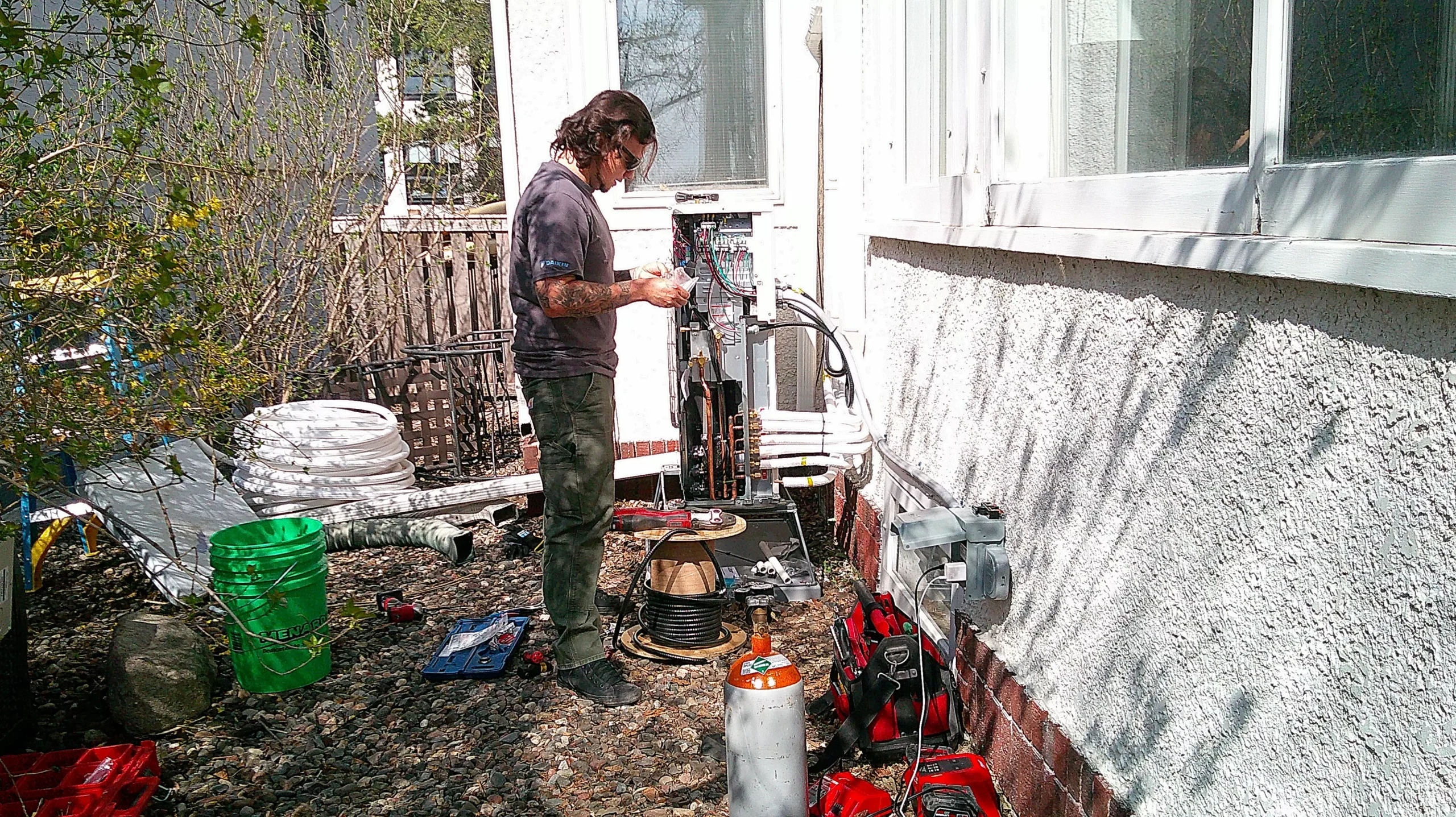 connecting heat pump 1 scaled mitsubishi split system