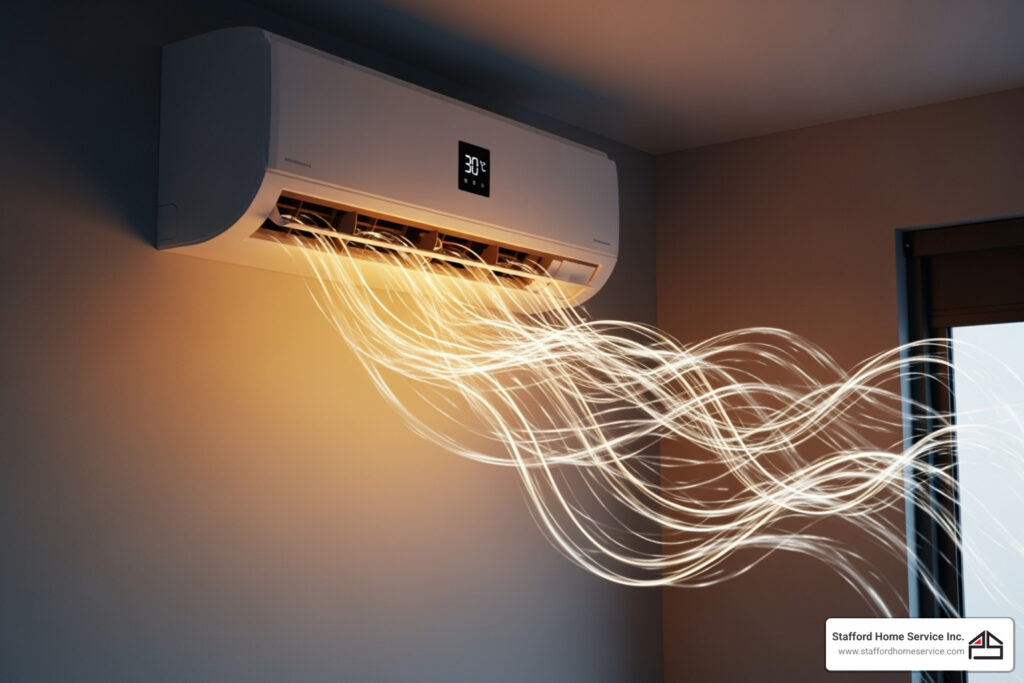 AC blowing hot