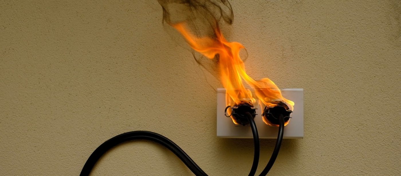 electrical burning smell