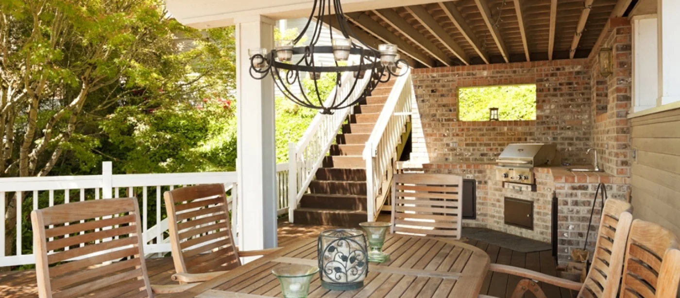 Outdoor Living Spaces and TVs Enhance Your Outdoor Space